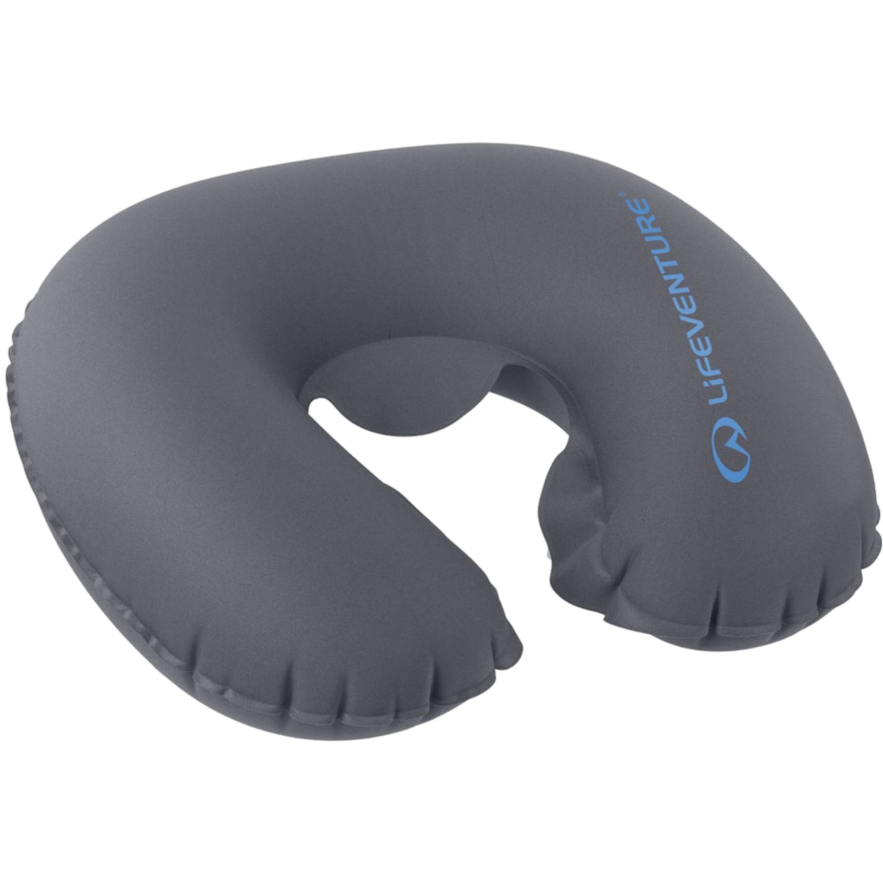Lifeventure Opblaasbaar Nek Kussen, unisex, grijs