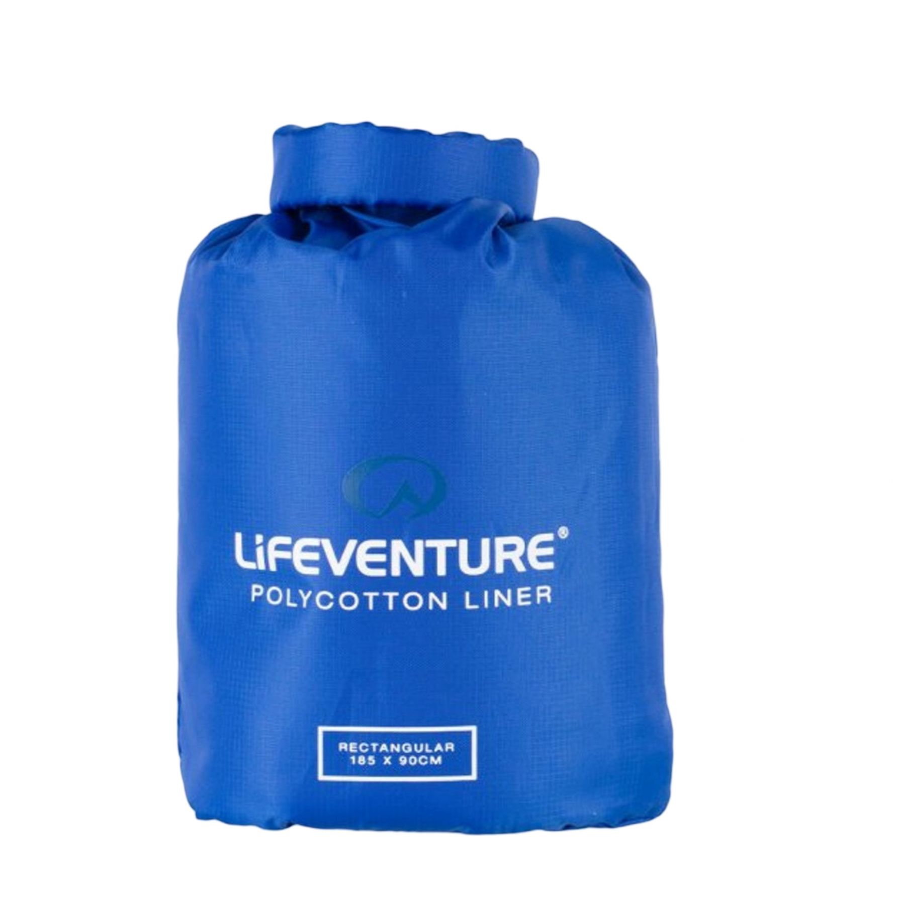 Lifeventure Polybamboe Slaapzak Liner, rechthoekig, blauw