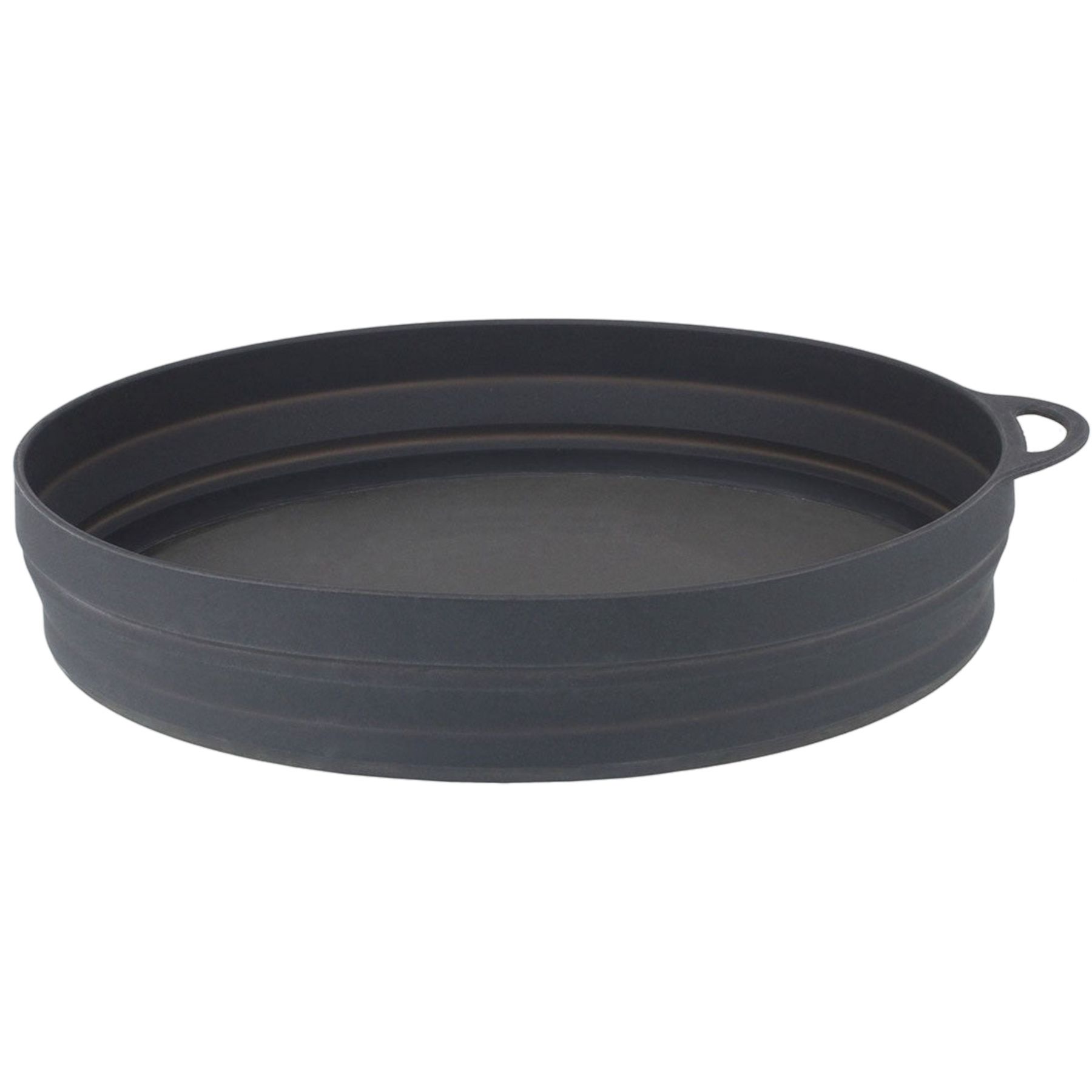 Lifeventure Silicone Ellipse Flexi-Plate, bord, unisex, donkergrijs