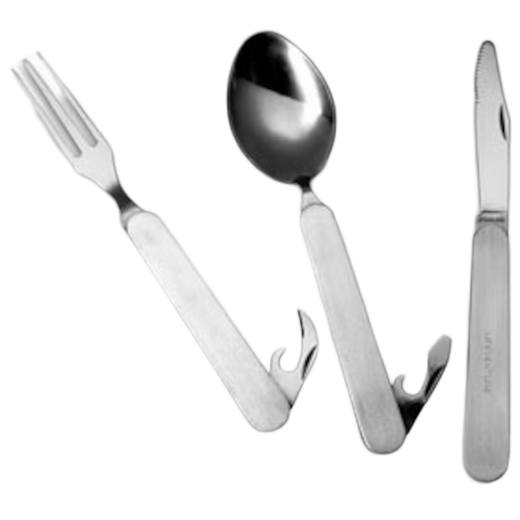 Lifeventure Stainless Steel Opvouwbare Bestekset