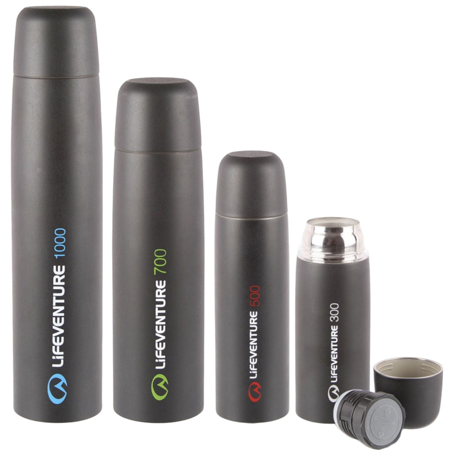 Lifeventure TiV Vacuum Fles, unisex, donkergrijs