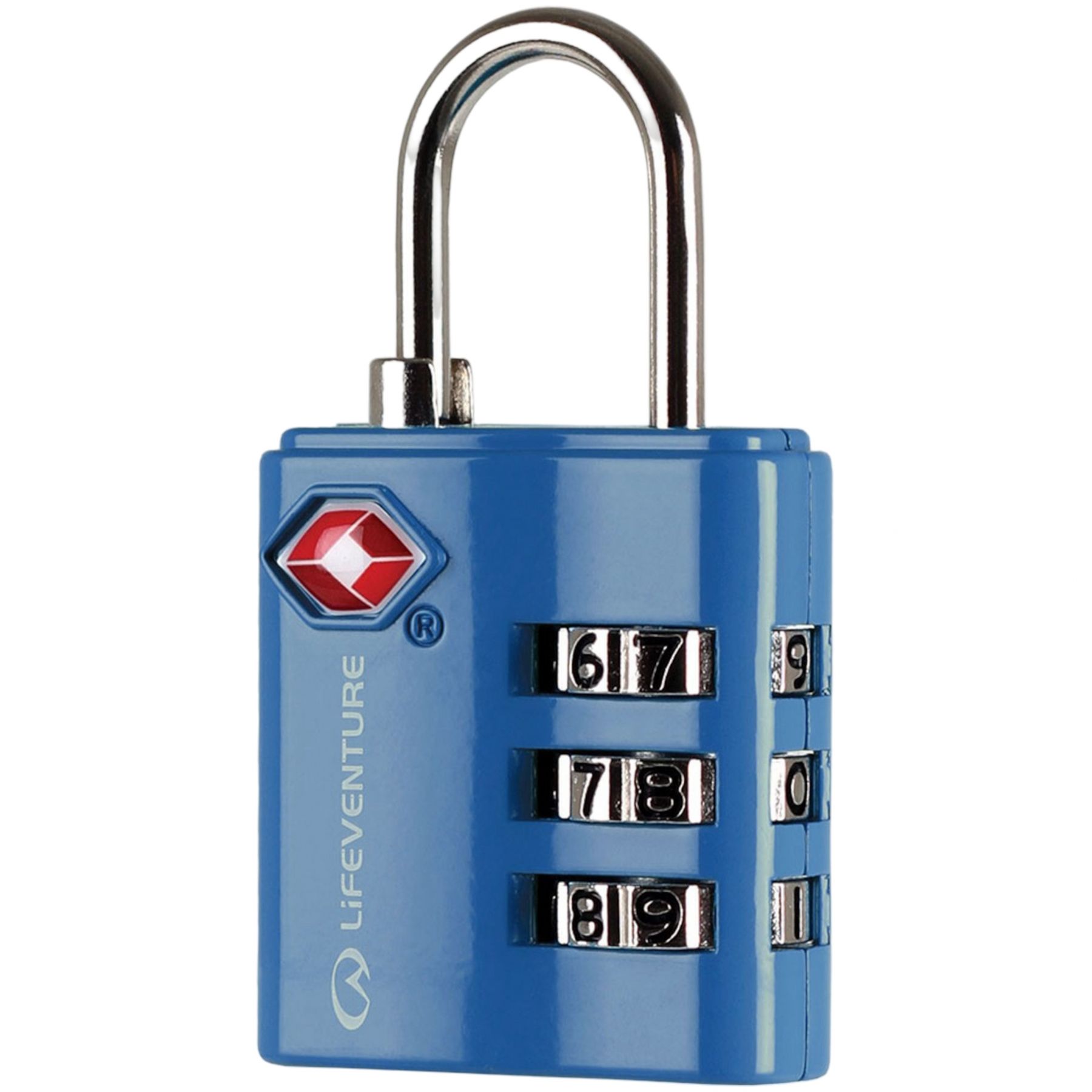 Lifeventure TSA Combinatieslot, unisex, blauw