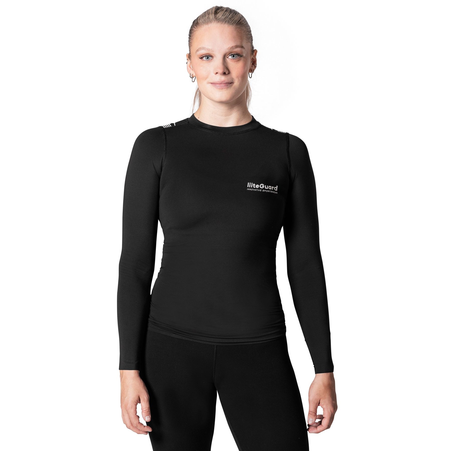 Liiteguard Spine-Tech Baselayer LS, dames, zwart