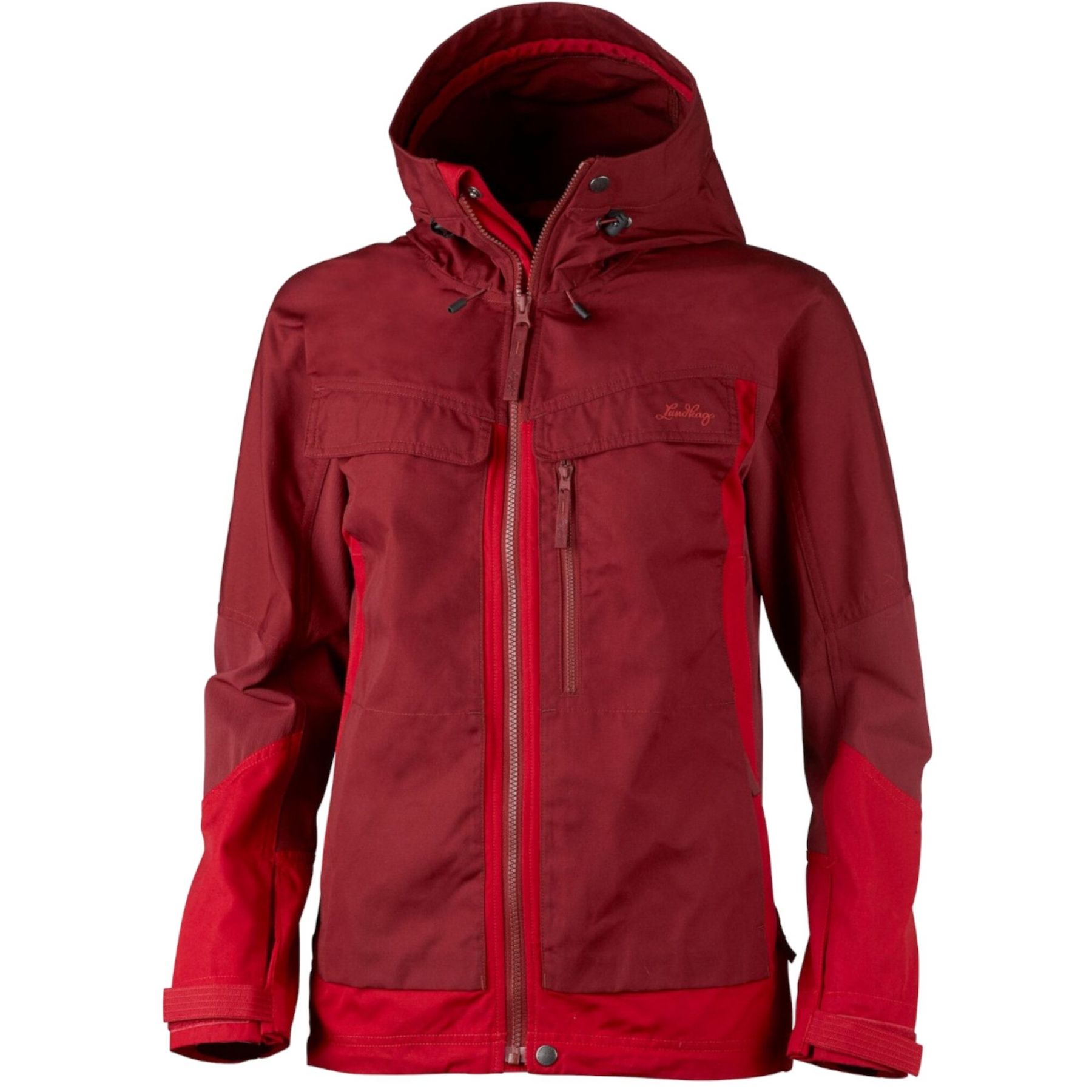 Lundhags Authentic Ws Jacket, shelljack, dames, rood
