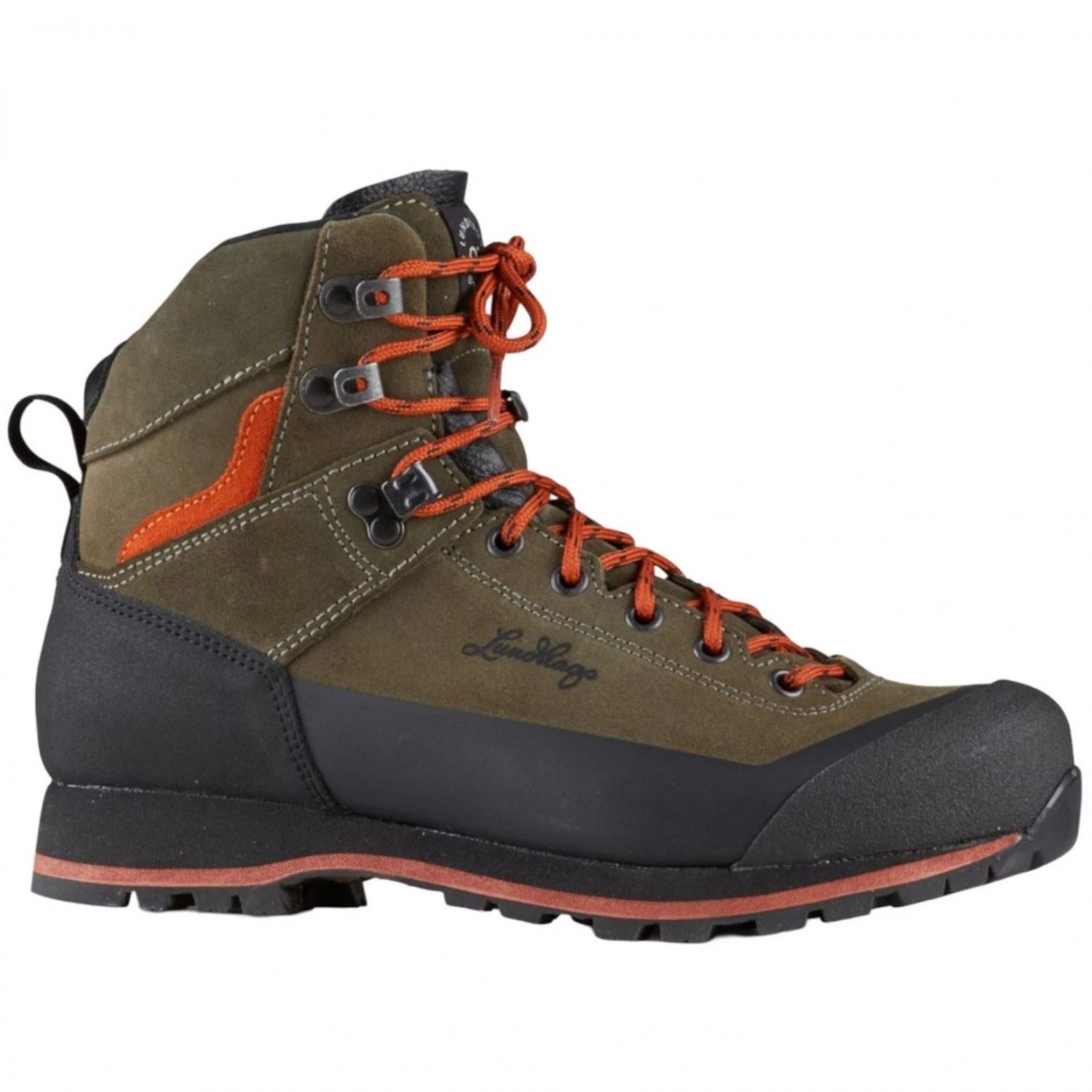 Lundhags Bjerg Mid, wandelschoenen, unisex, groen