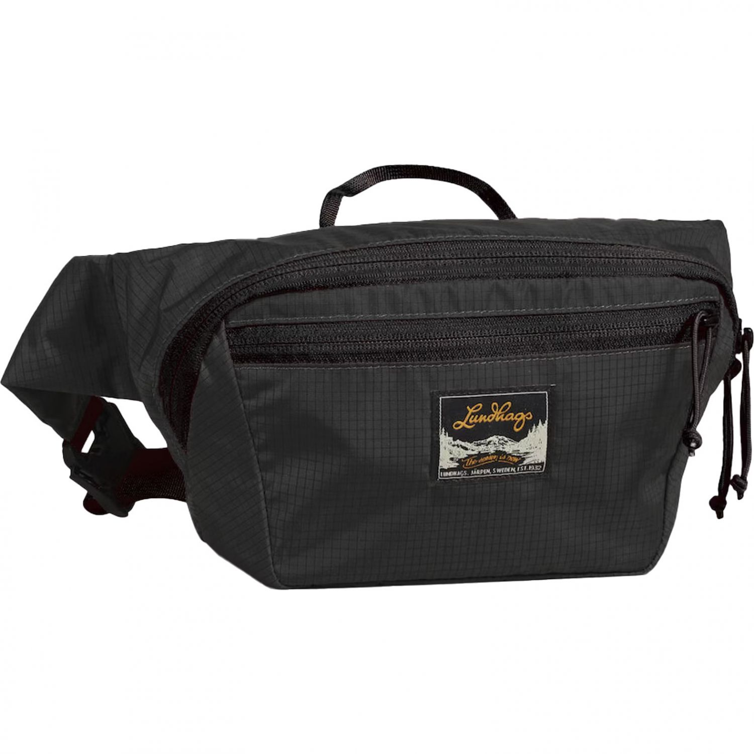 Lundhags Core Hippak 2 L, heuptas, unisex, zwart