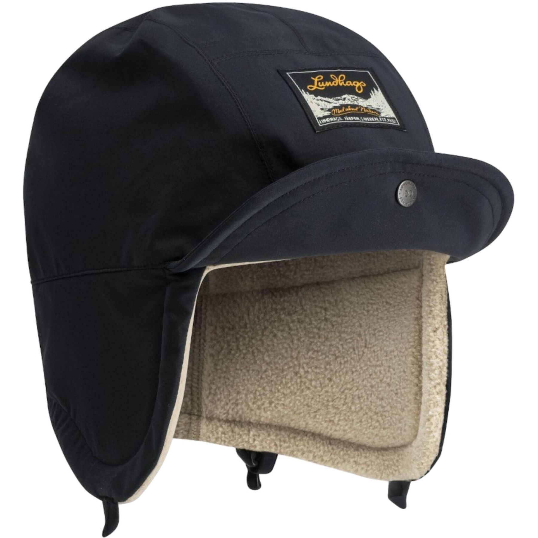 Lundhags Core Mountain Cap, pet, heren, zwart