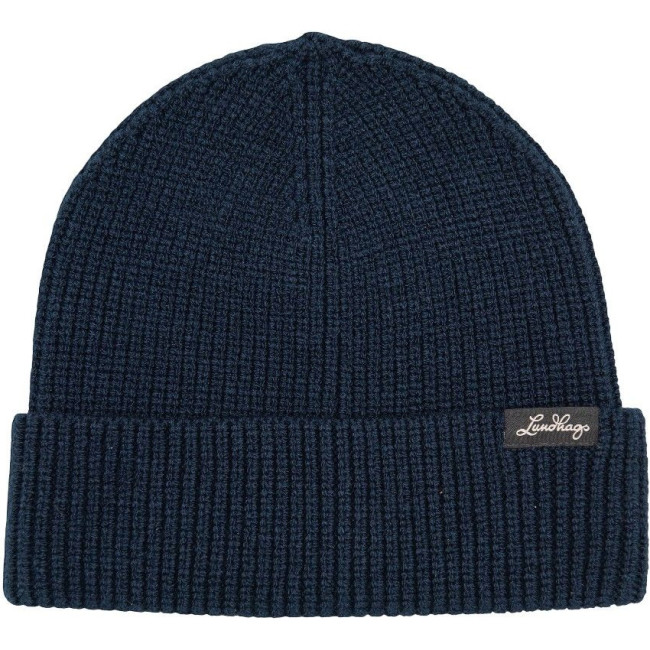 Lundhags Core Ribbed Beanie, muts, blauw