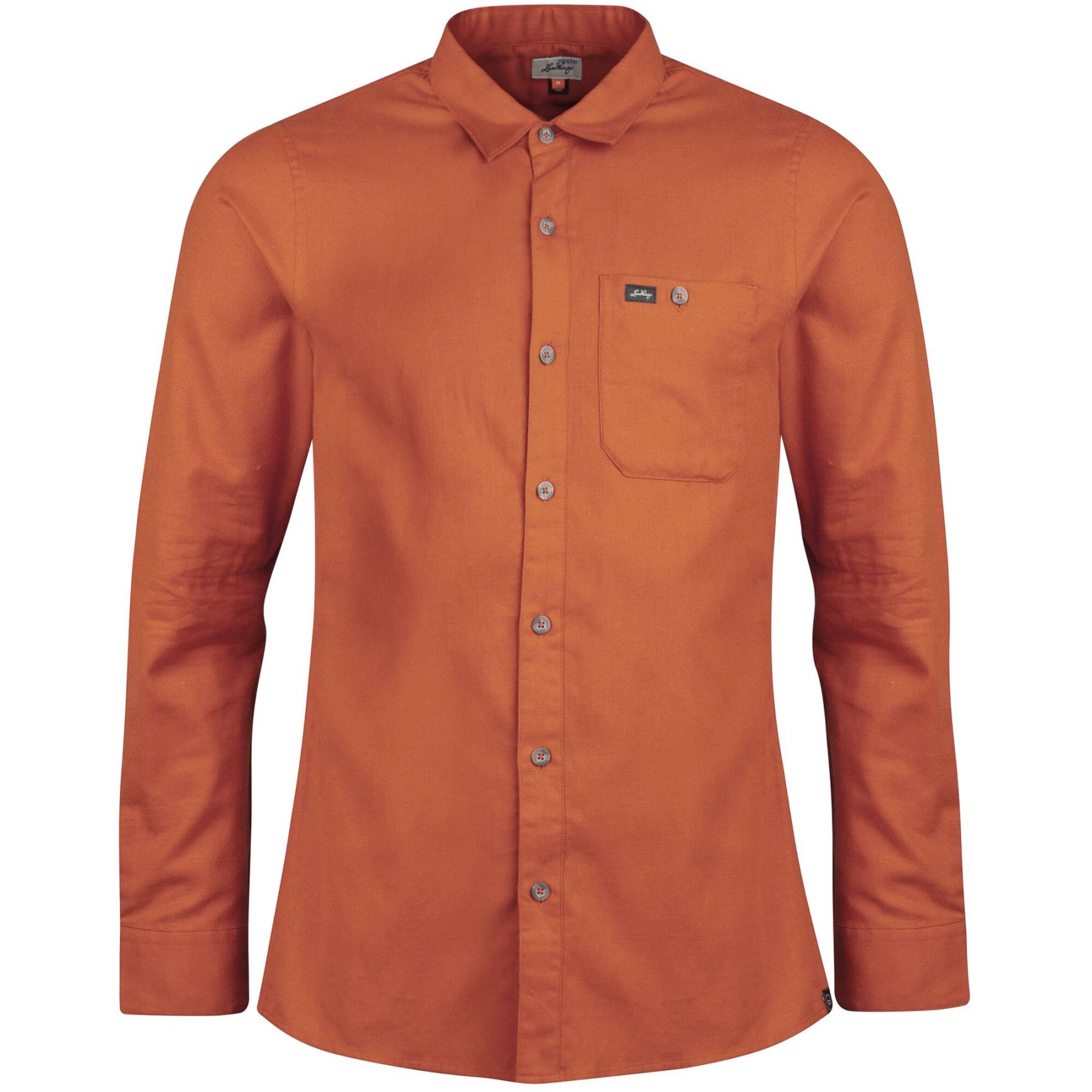 Lundhags Ekren Solid Ms LS Shirt, overhemd, heren, rood