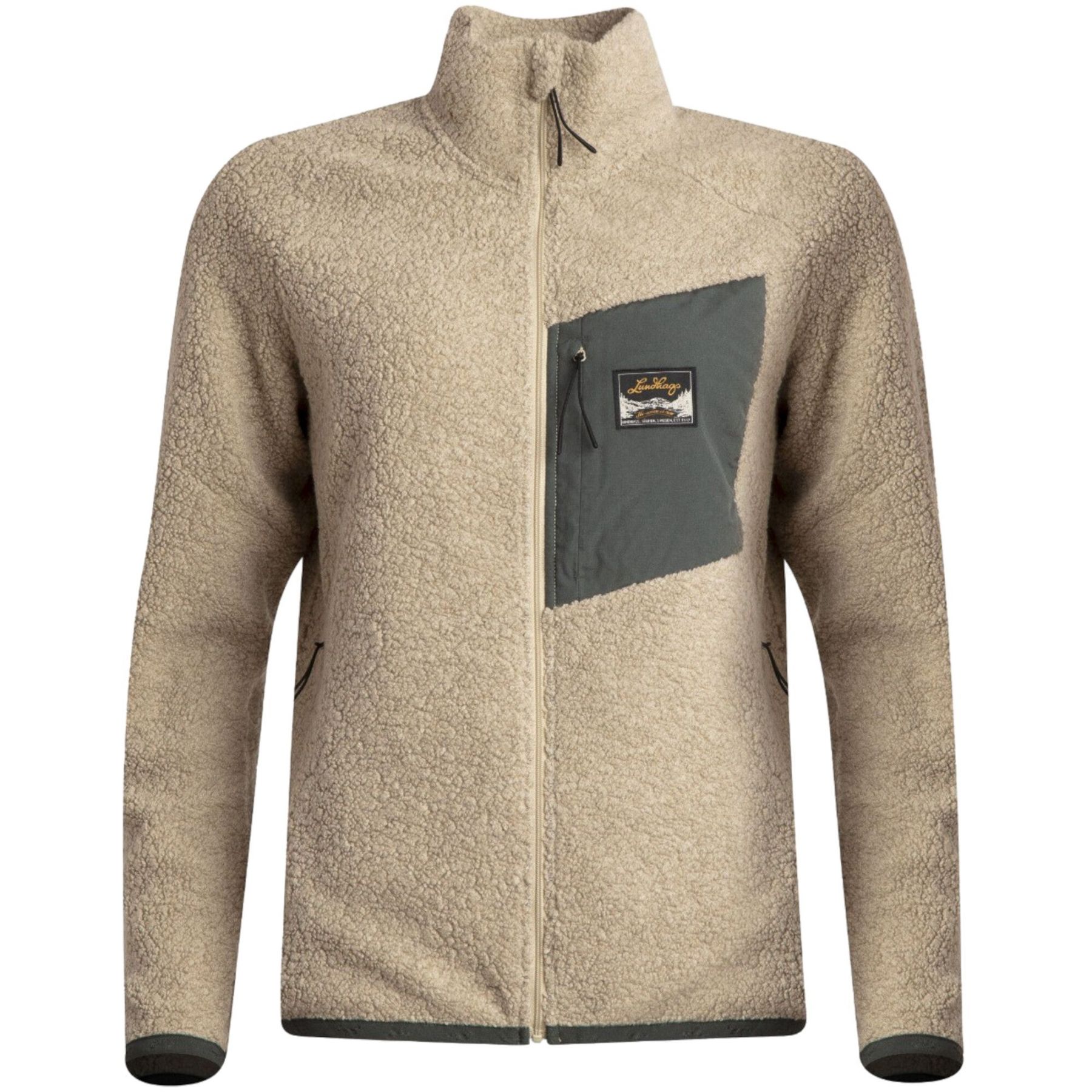 Lundhags Flok Wool Ws Pile, tussenlaag, dames, beige
