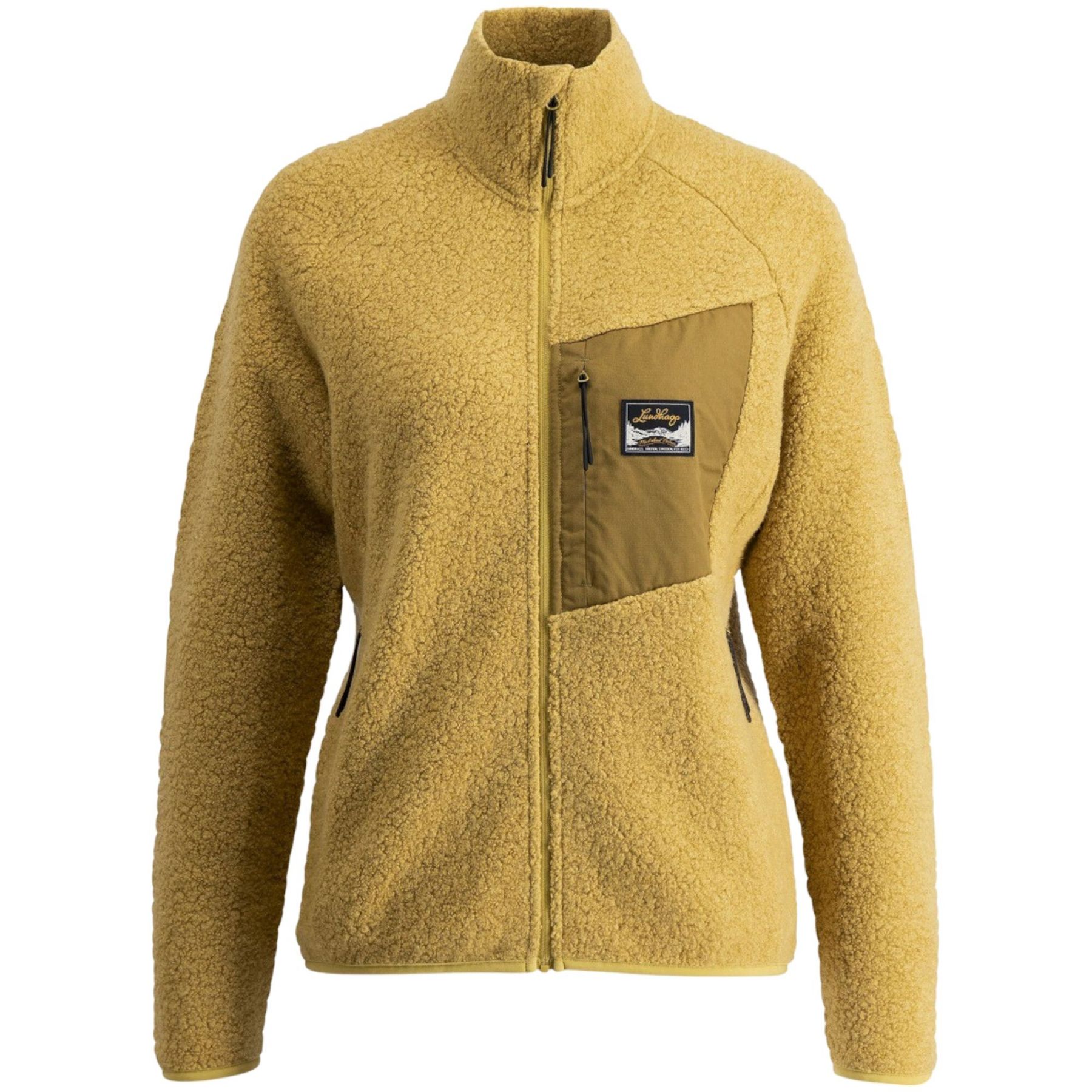 Lundhags Flok Wool Ws Pile, tussenlaag, dames, geel