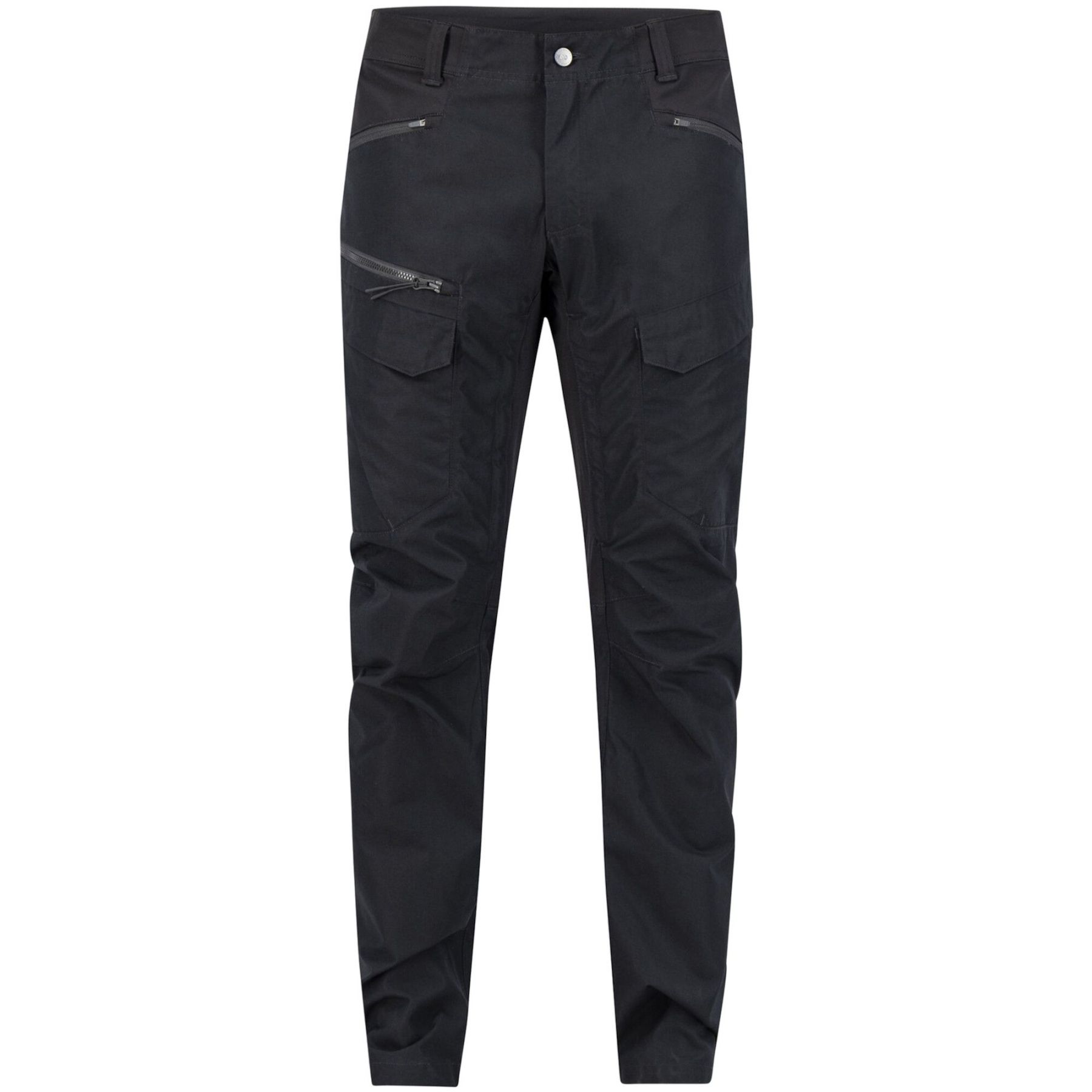 Lundhags Fulu Cargo Stretch Hybrid Pant, wandelbroek, heren, zwart