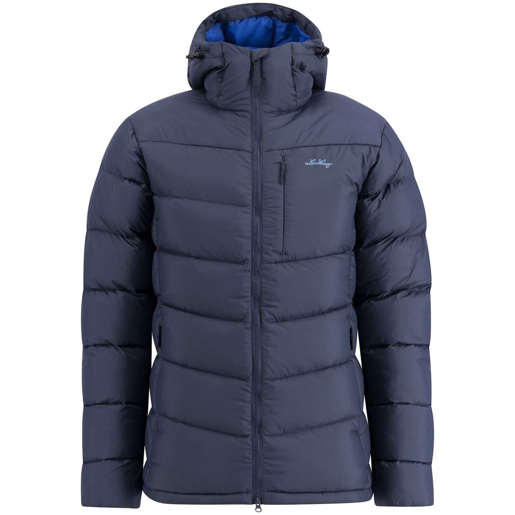 Lundhags Fulu Down Hooded Jacket, donsjas, heren, blauw