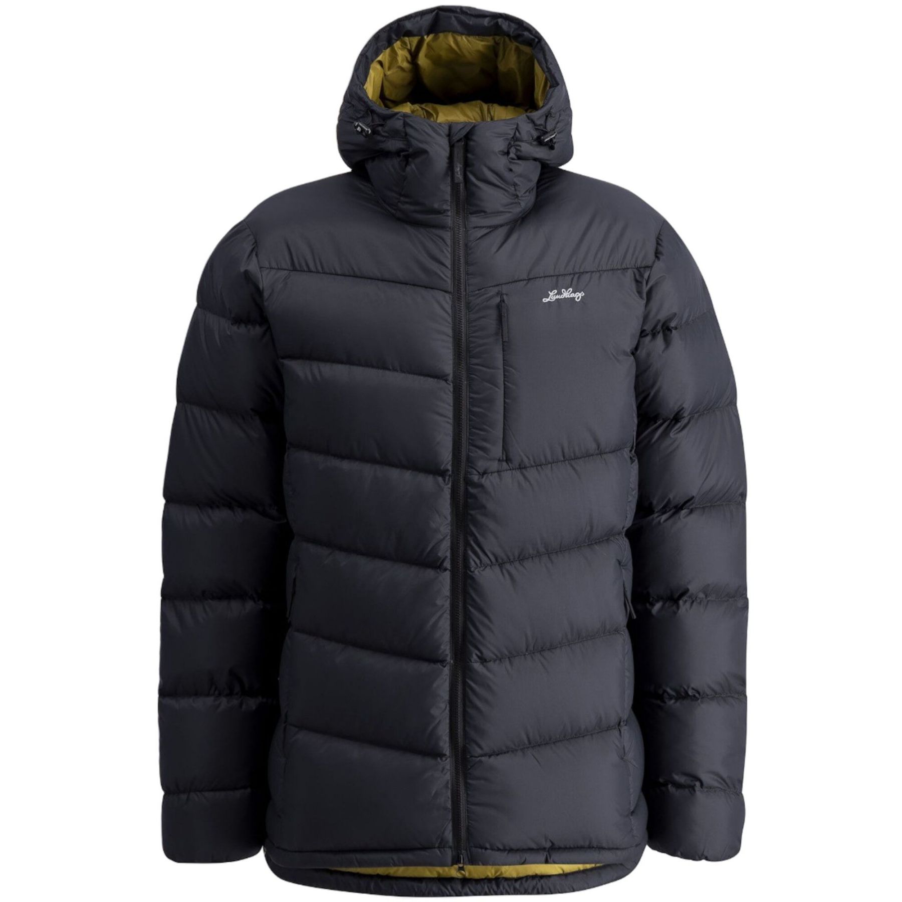Lundhags Fulu Down Hooded Jacket, donsjas, heren, zwart