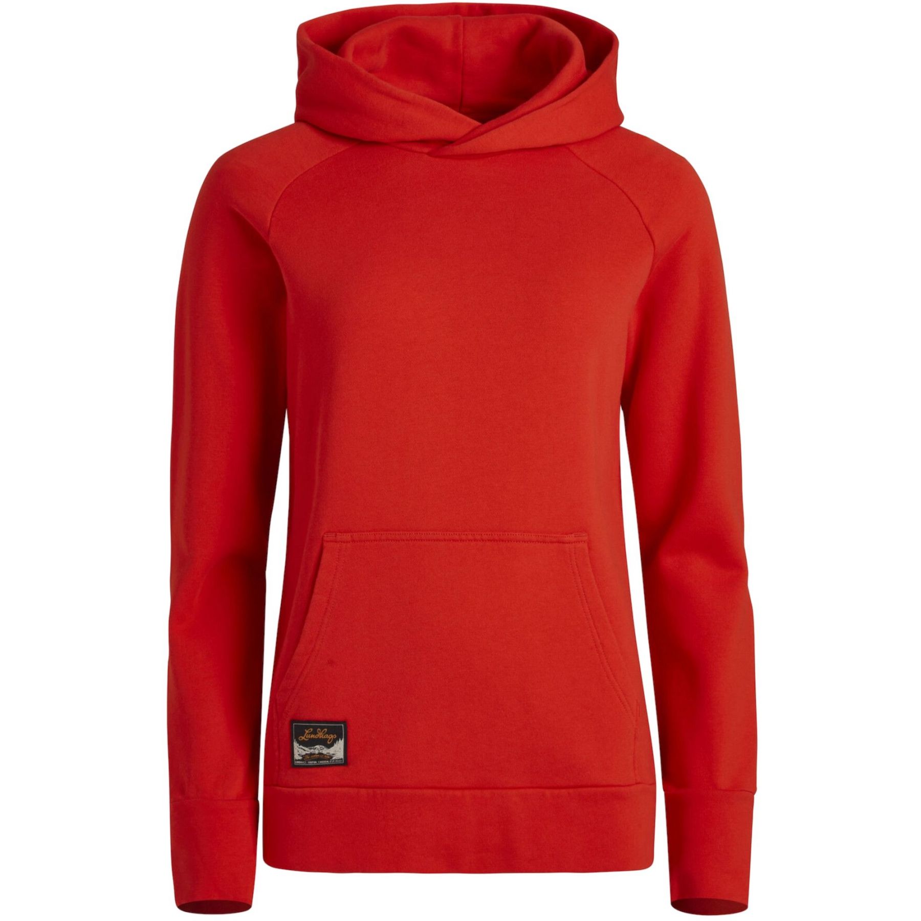 Lundhags Järpen Hoodie, tussenlaag, dames, rood