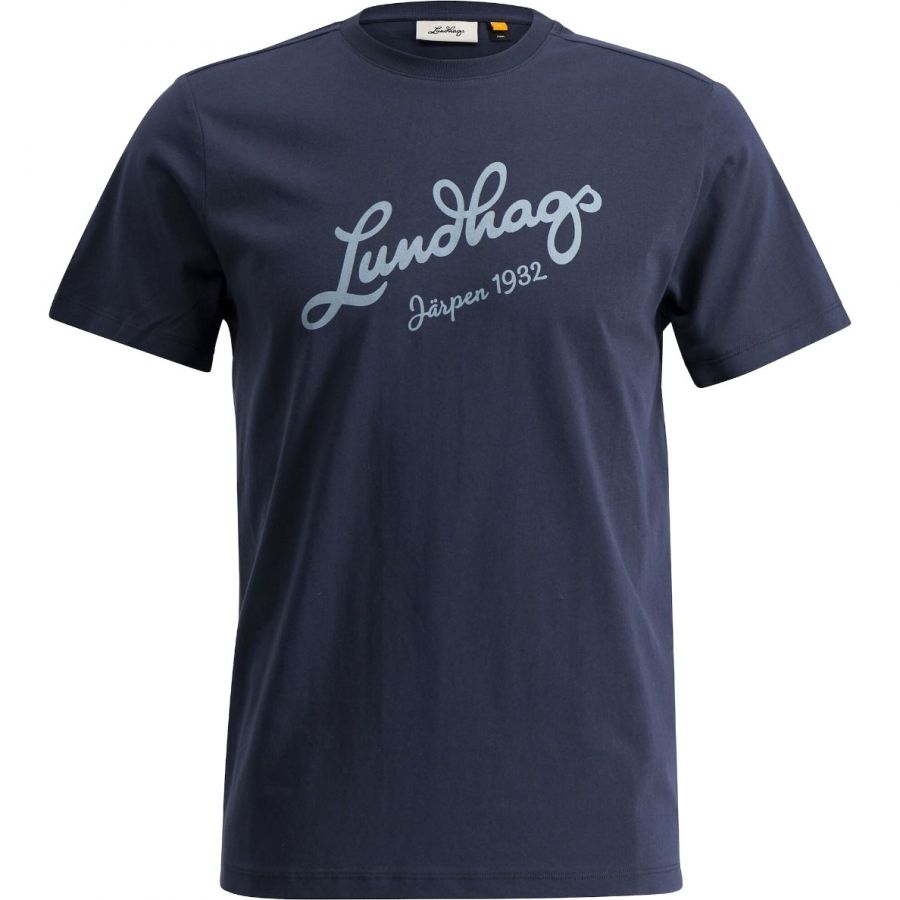 Lundhags Järpen Logo T-shirt, t-shirt, heren, navy
