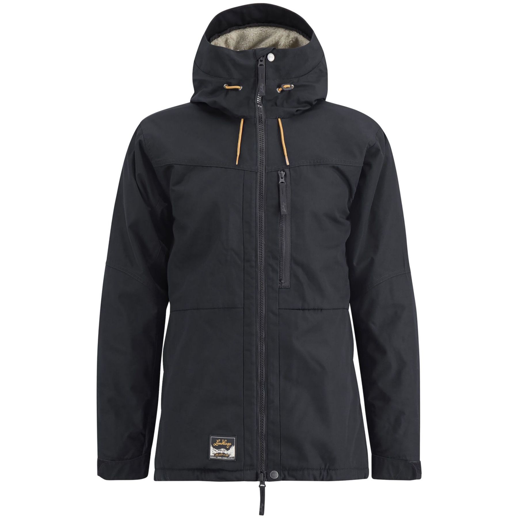Lundhags Järpen Pile Jacket, shelljack, heren, zwart