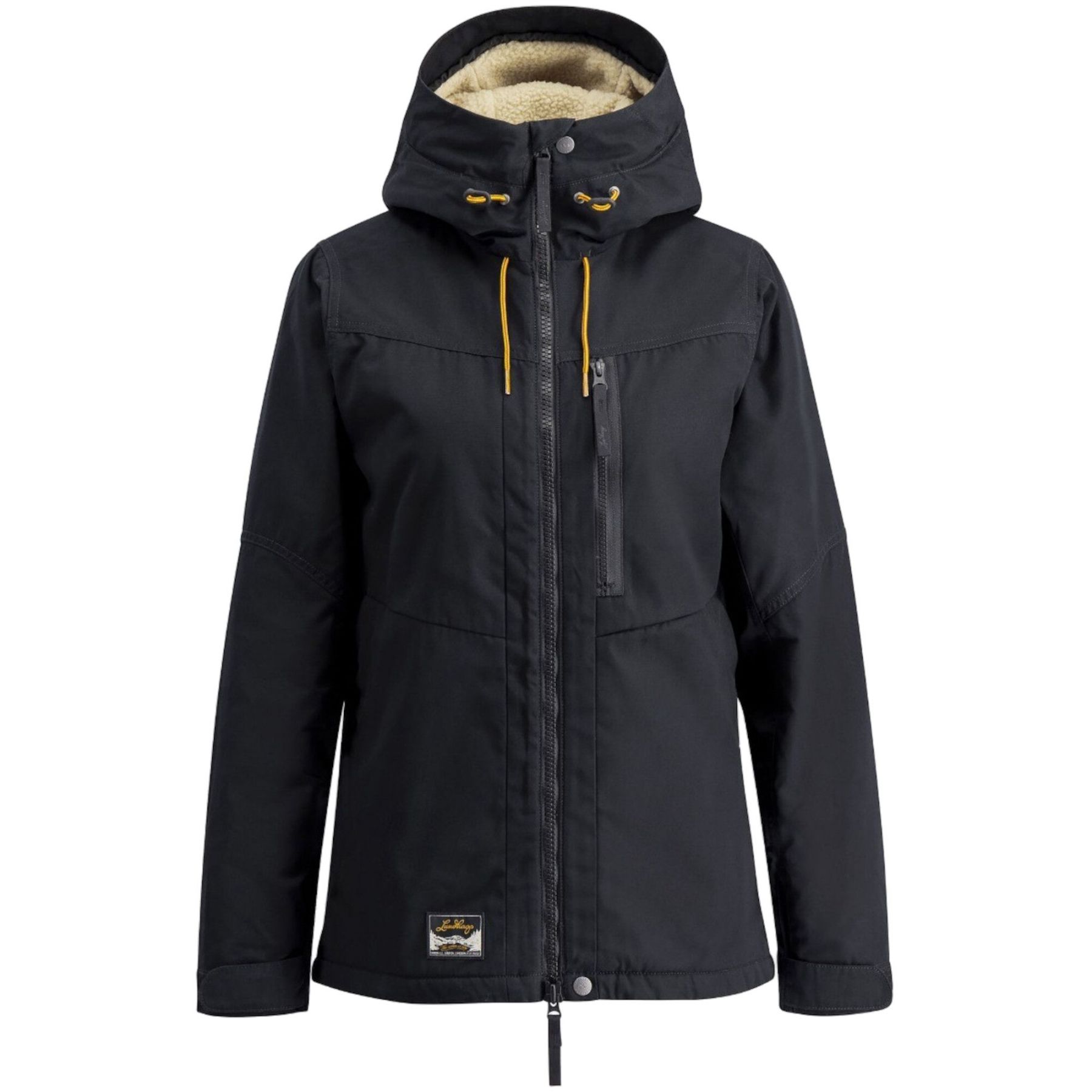 Lundhags Järpen Pile Jacket, skijas, dames, zwart