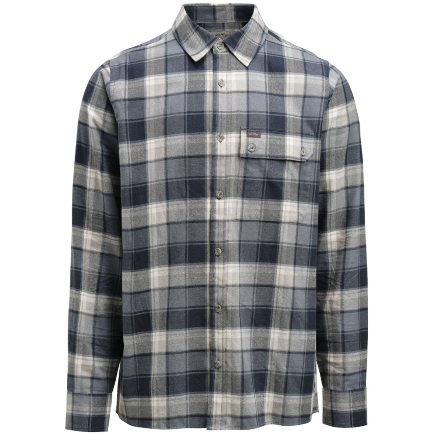 Lundhags Järpen Plaid Flannel Shirt, overhemd, heren, blauw