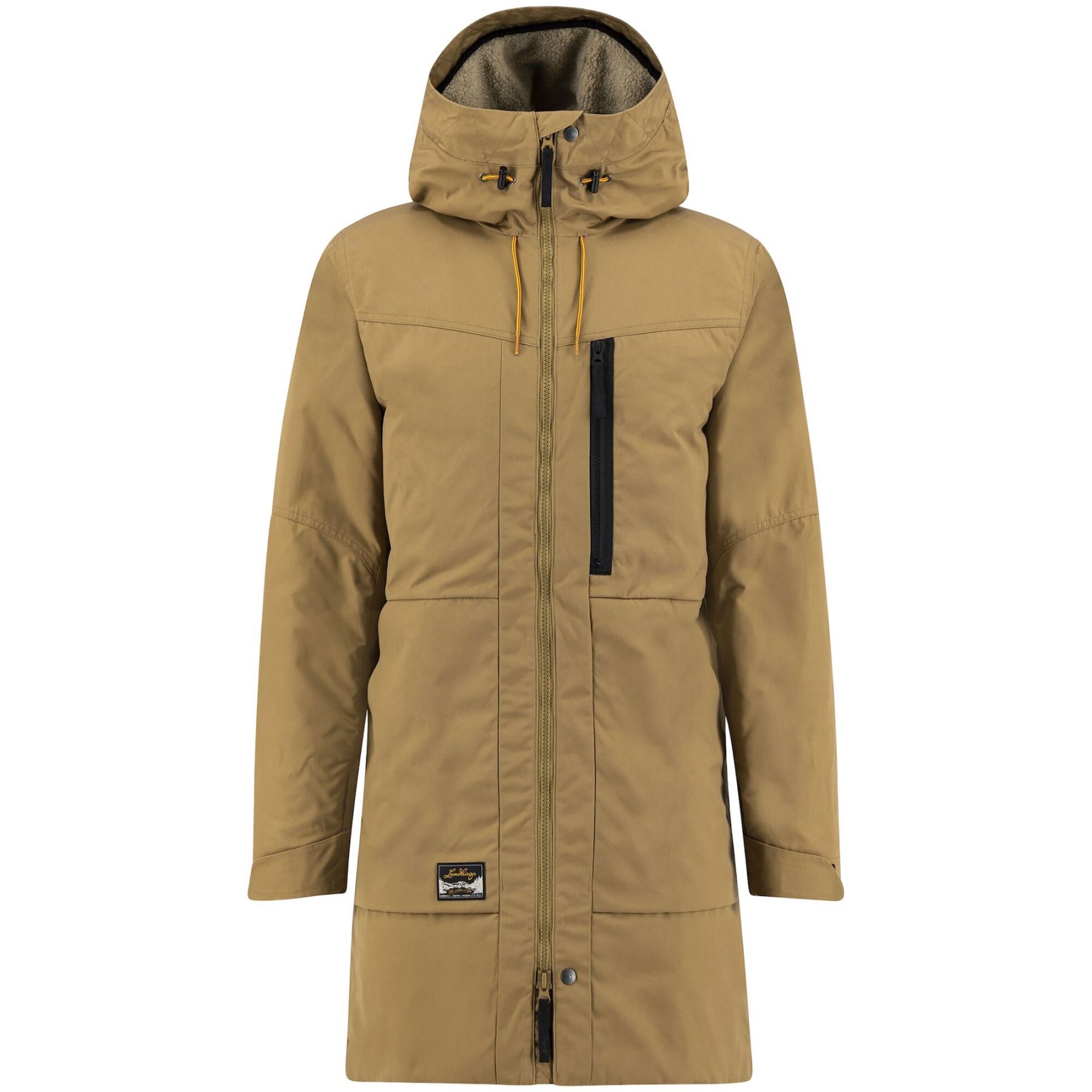 Lundhags Knak Pile Ms Parka, parka, heren, bruin