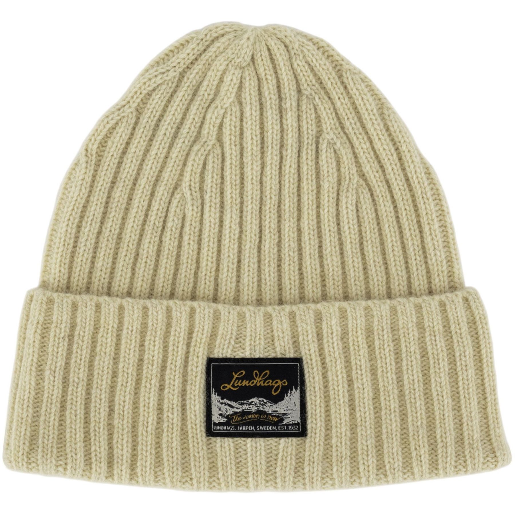 Lundhags Knak Wool Beanie, muts, beige