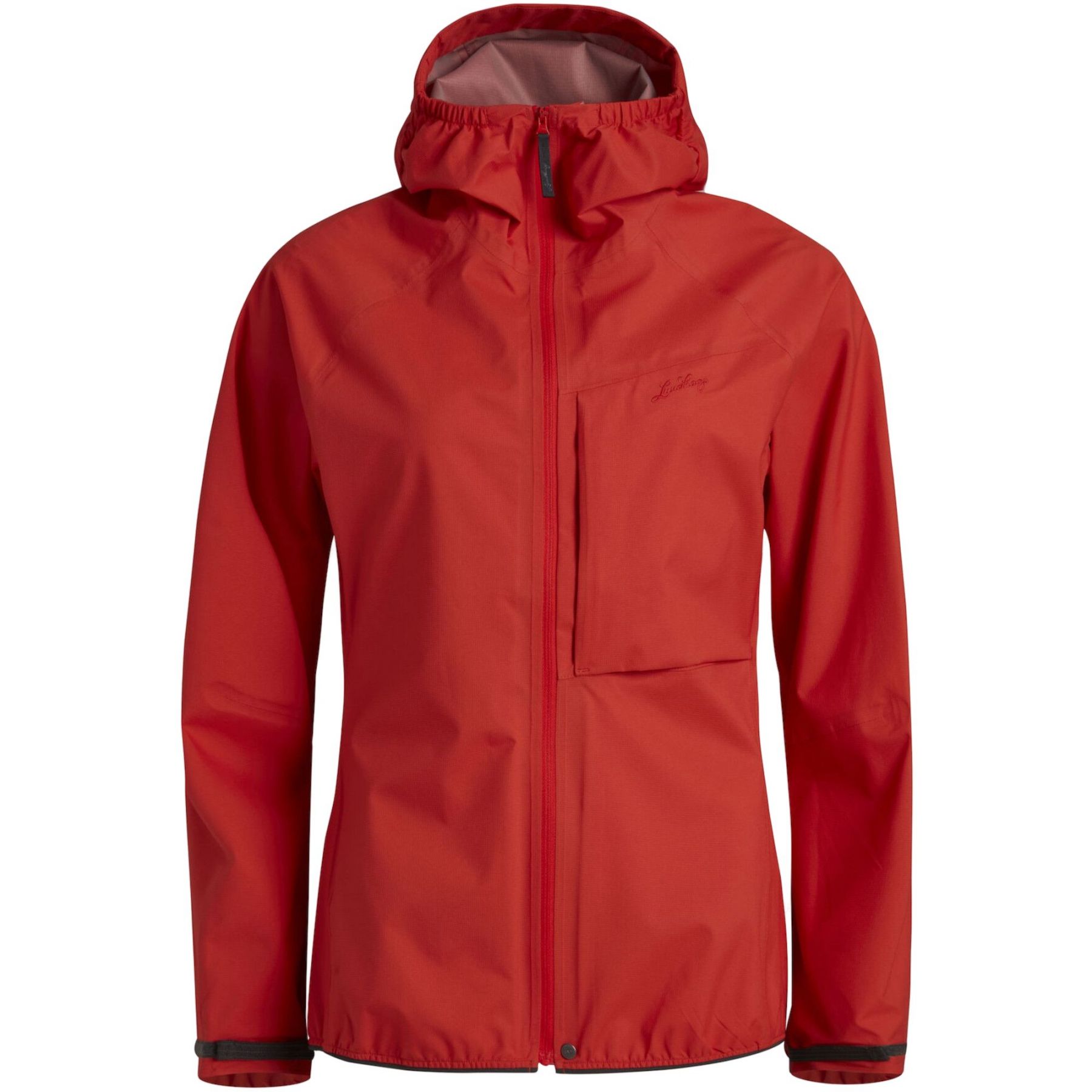 Lundhags Lo Jas, shelljack, dames, rood