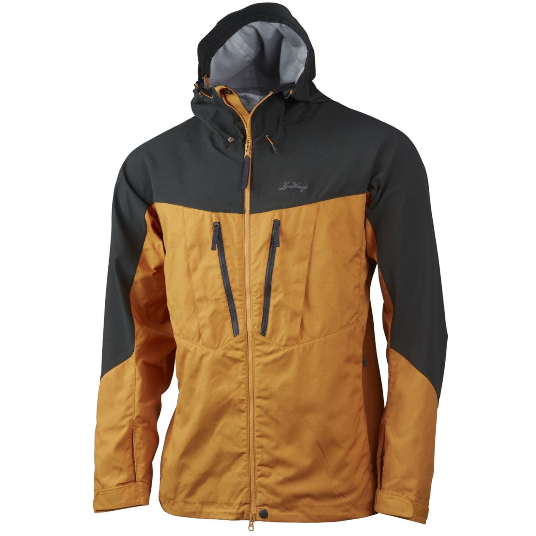 Lundhags Makke pro Ms Jacket, shelljack, heren, goud/grijs