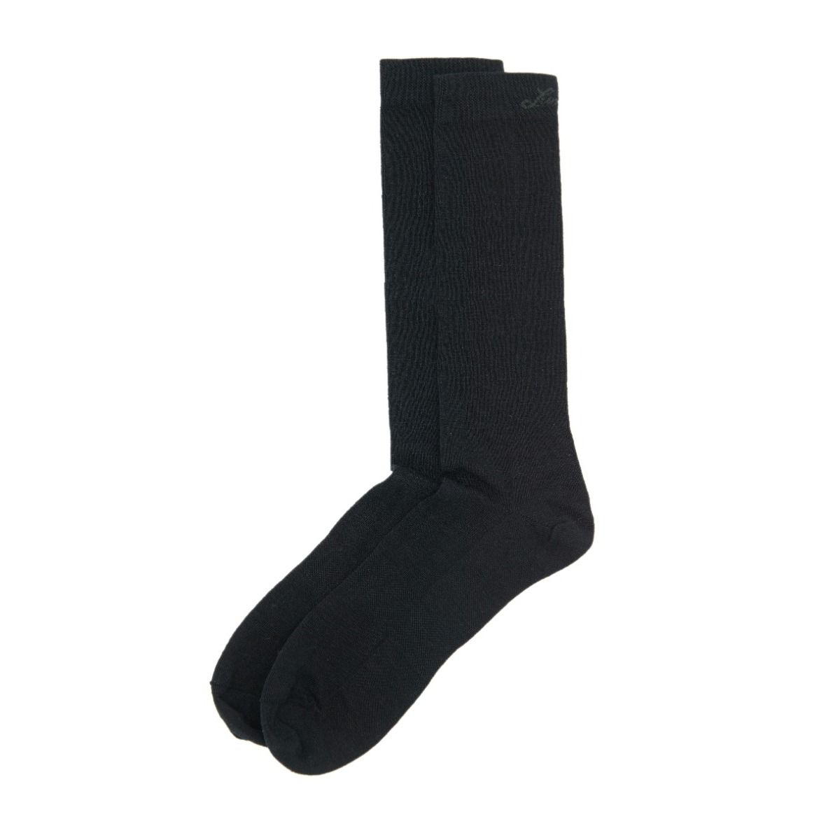 Lundhags Merino Liner Sock High, wandelsokken, zwart