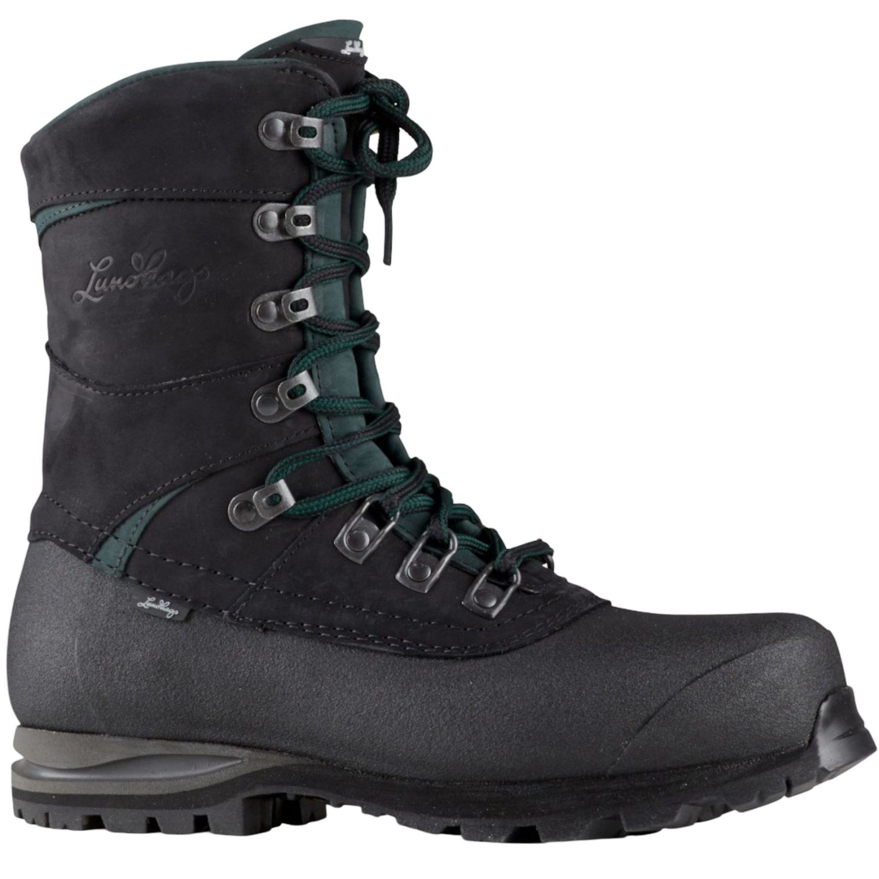 Lundhags Mira II Ws Lt High, wandellaarzen, dames, zwart/groen