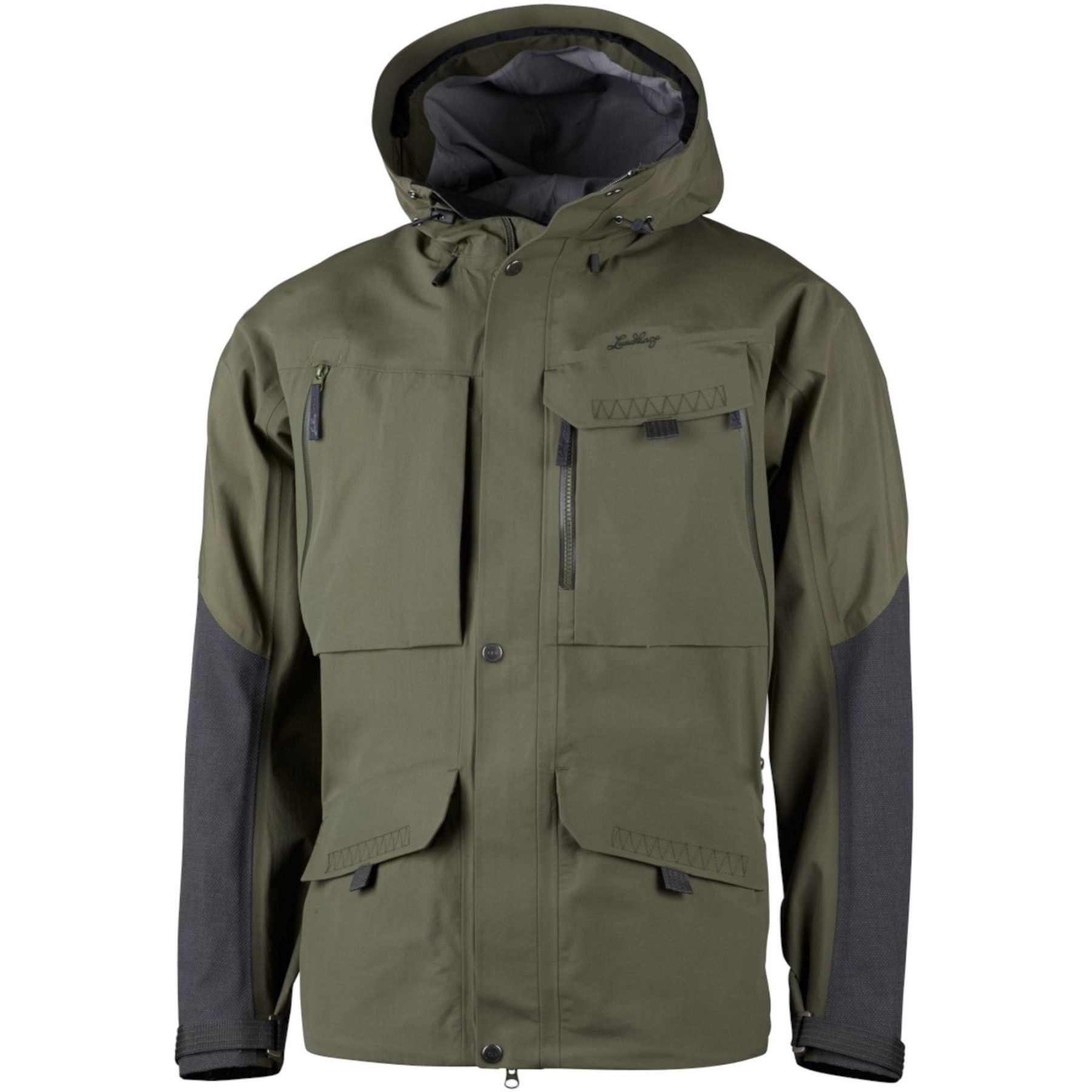 Lundhags Ocke Ms Jacket, shelljack, heren, groen/grijs