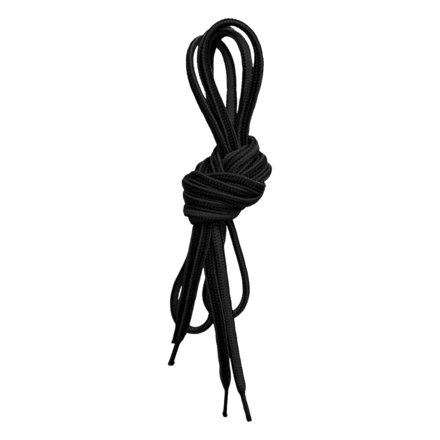 Lundhags Round Shoe Laces 150CM, veters, zwart