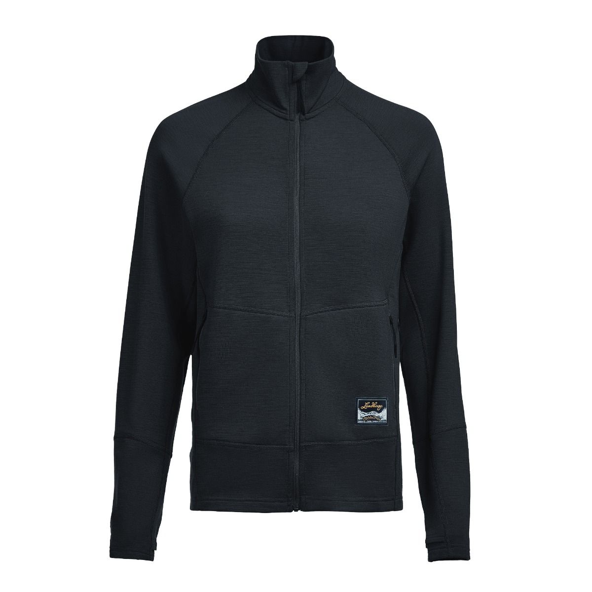 Lundhags Tived Merino Full Zip W, tussenlaag, zwart