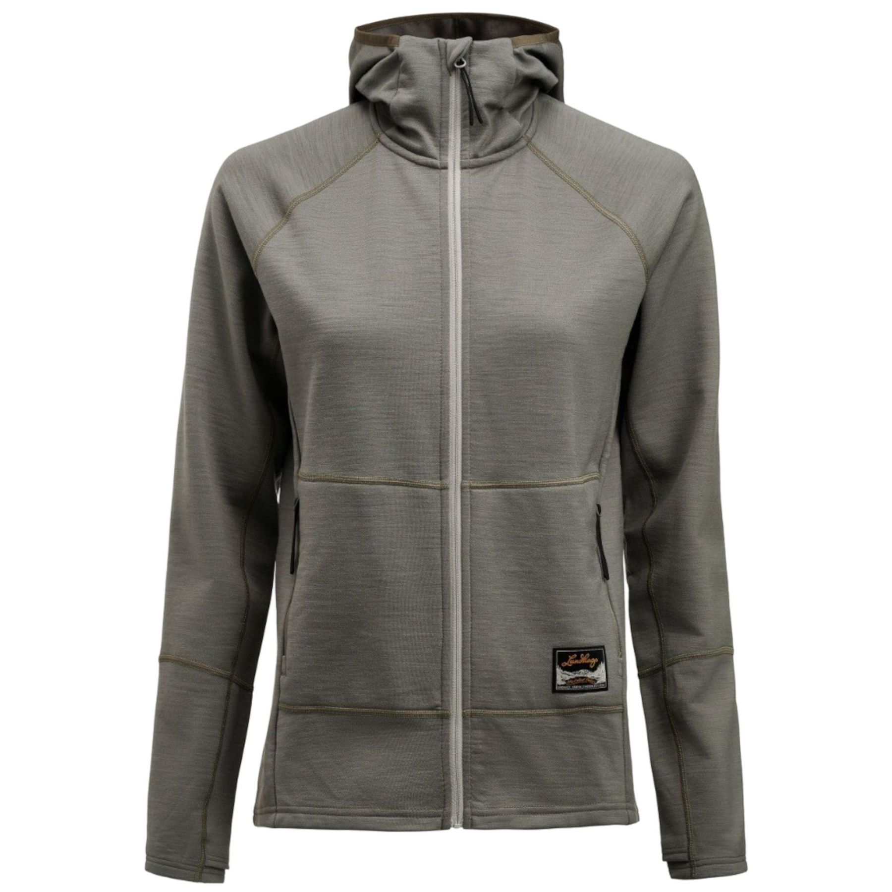 Lundhags Tived Merino Hoodie, tussenlaag, dames, groen