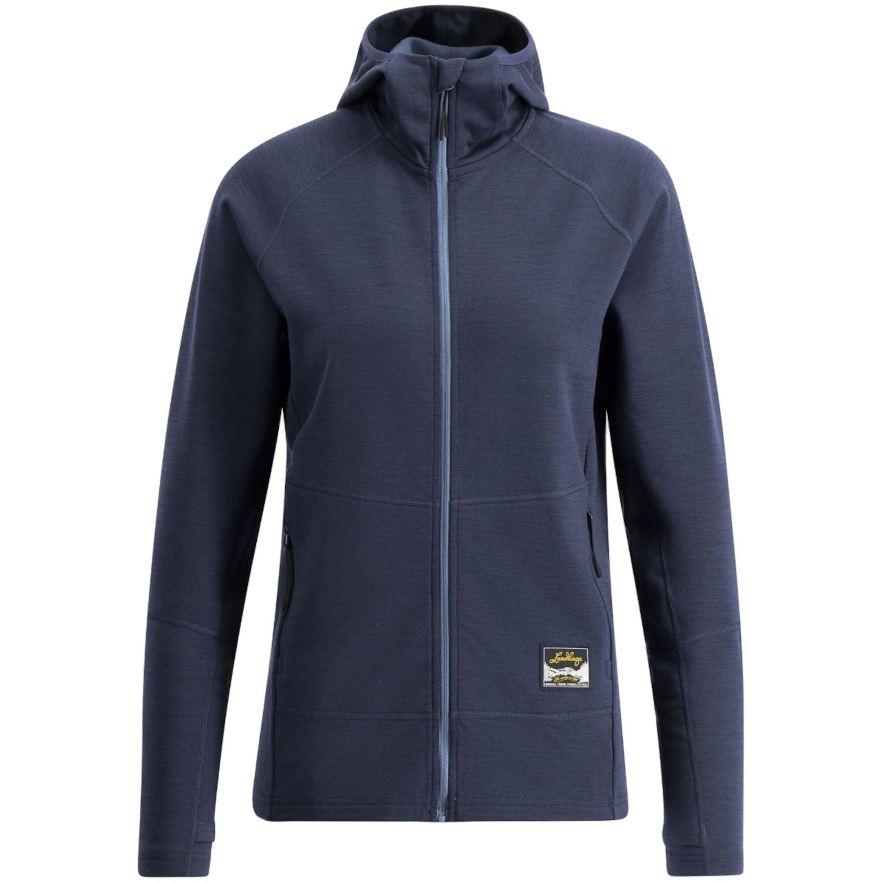 Lundhags Tived Merino Hoodie, tussenlaag, dames, navy