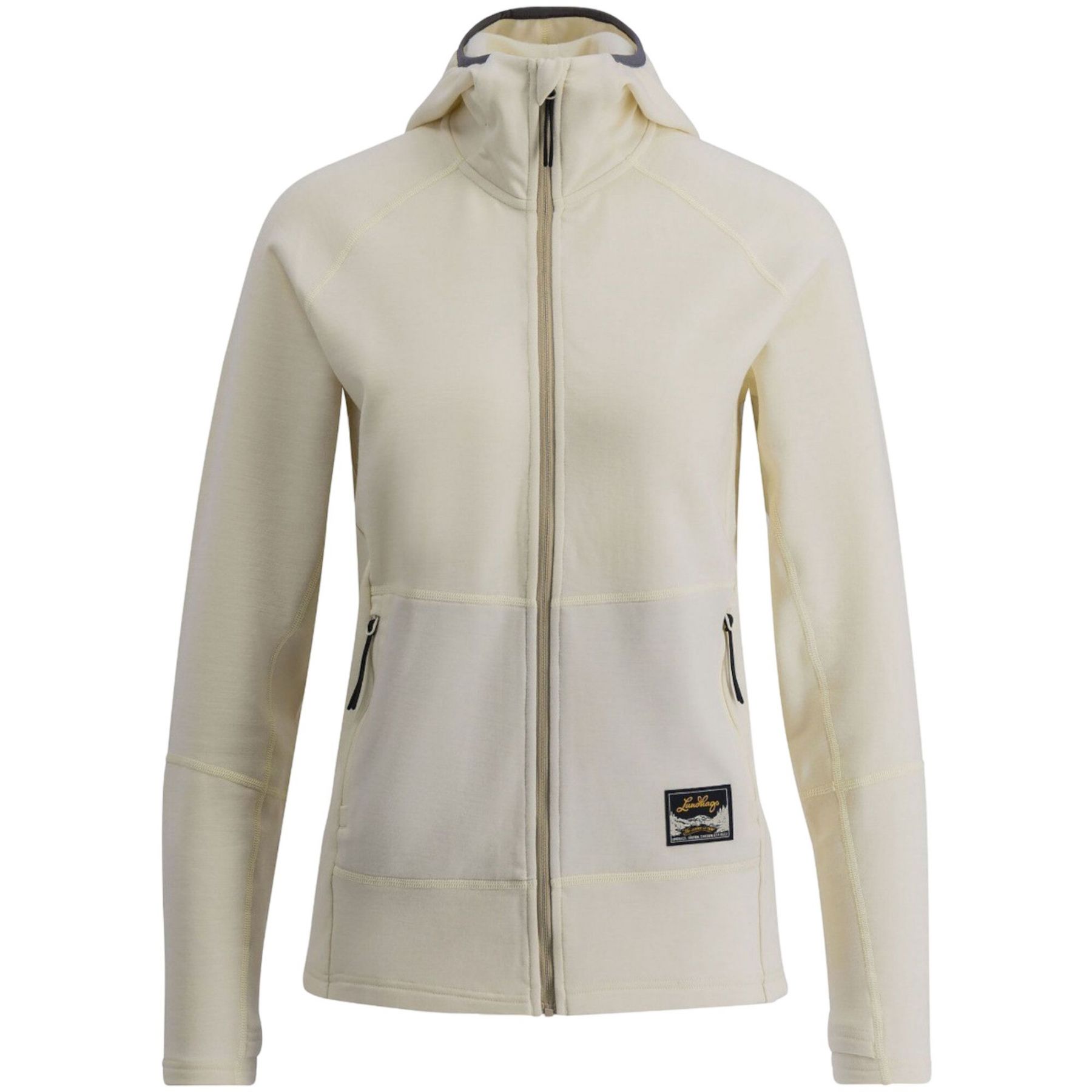 Lundhags Tived Merino Hoodie, tussenlaag, dames, wit