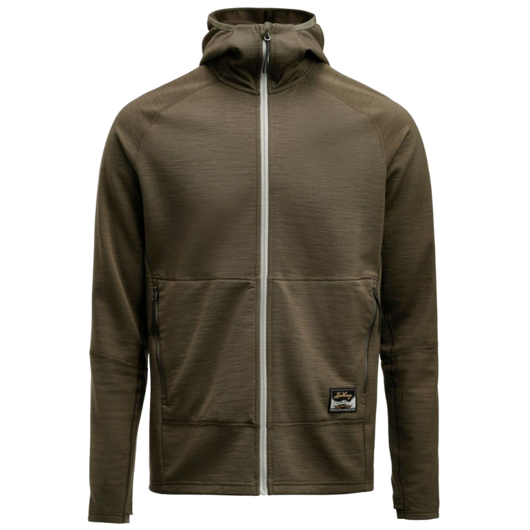 Lundhags Tived Merino Hoodie, tussenlaag, heren, groen