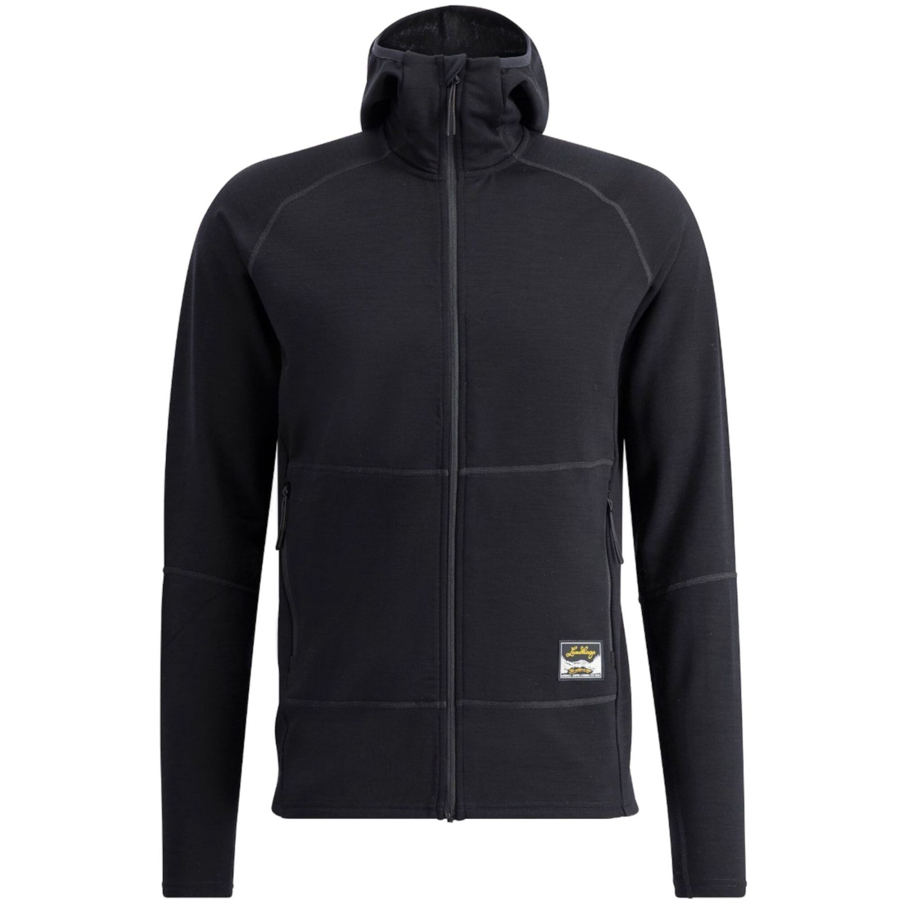 Lundhags Tived Merino Hoodie, tussenlaag, heren, zwart