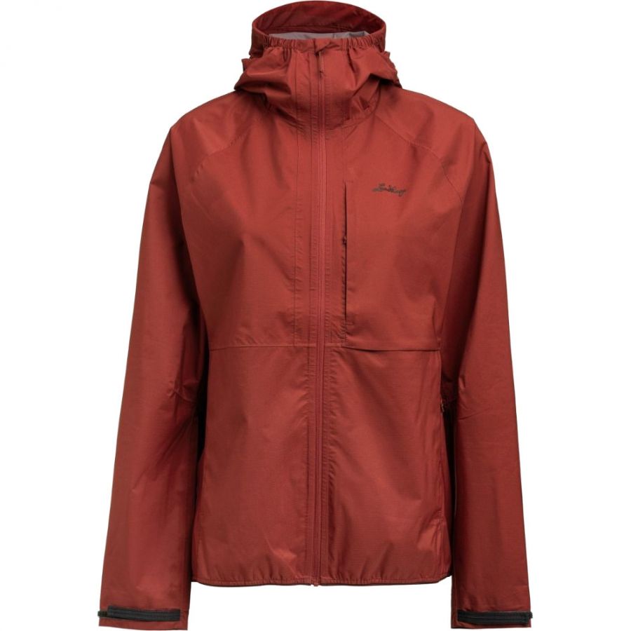 Lundhags Tived Waterproof Jacket, regenjas, dames, rood