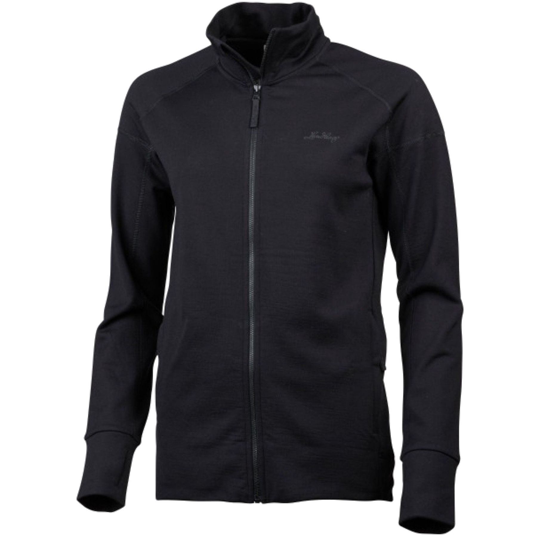 Lundhags Ullto Merino Ws Full Zip, tussenlaag, dames, zwart