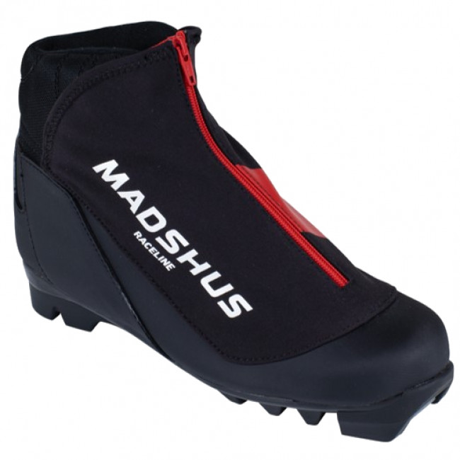 Madshus Raceline, Langlauf skischoenen, Junior, Zwart