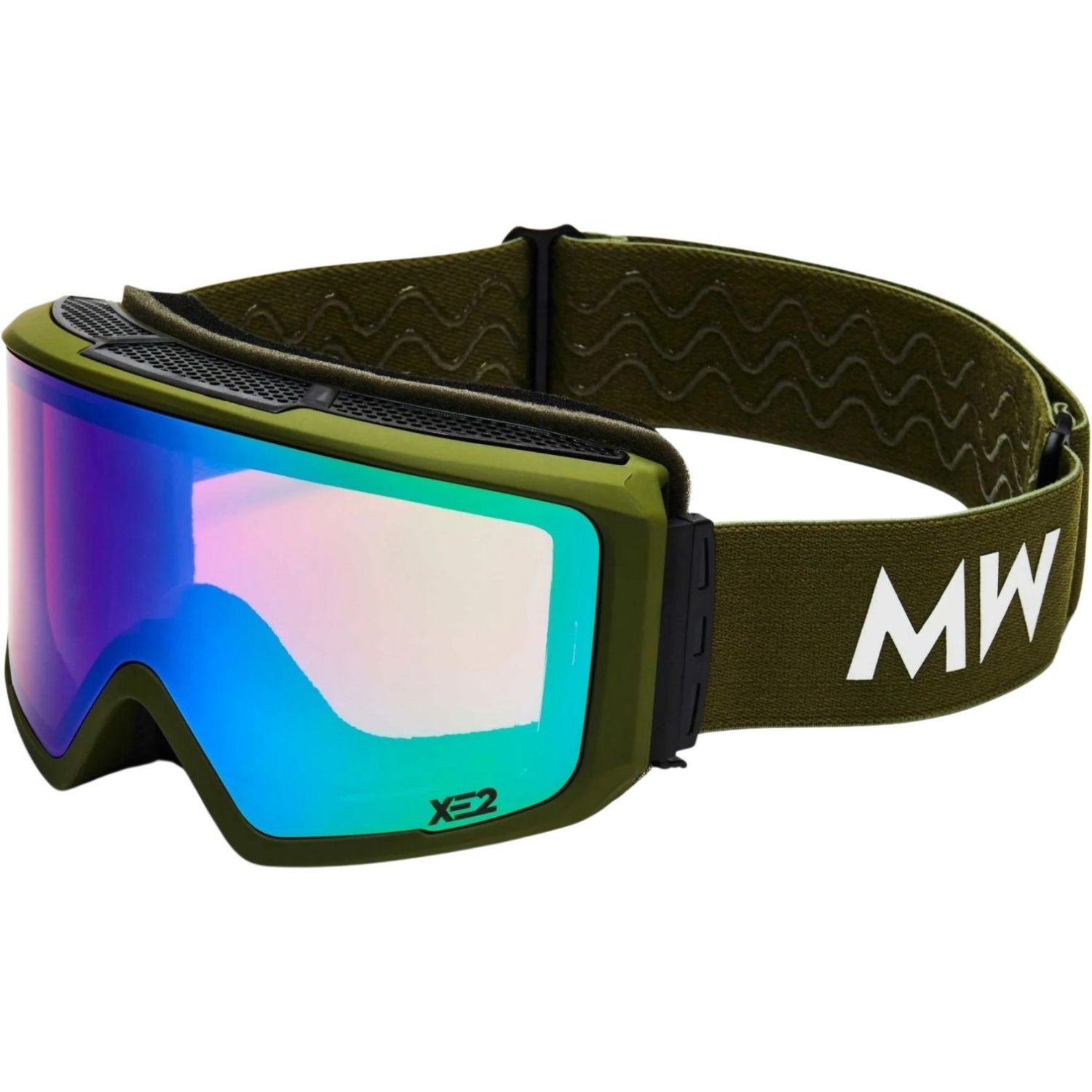 MessyWeekend Flip XE2, ski bril, groen