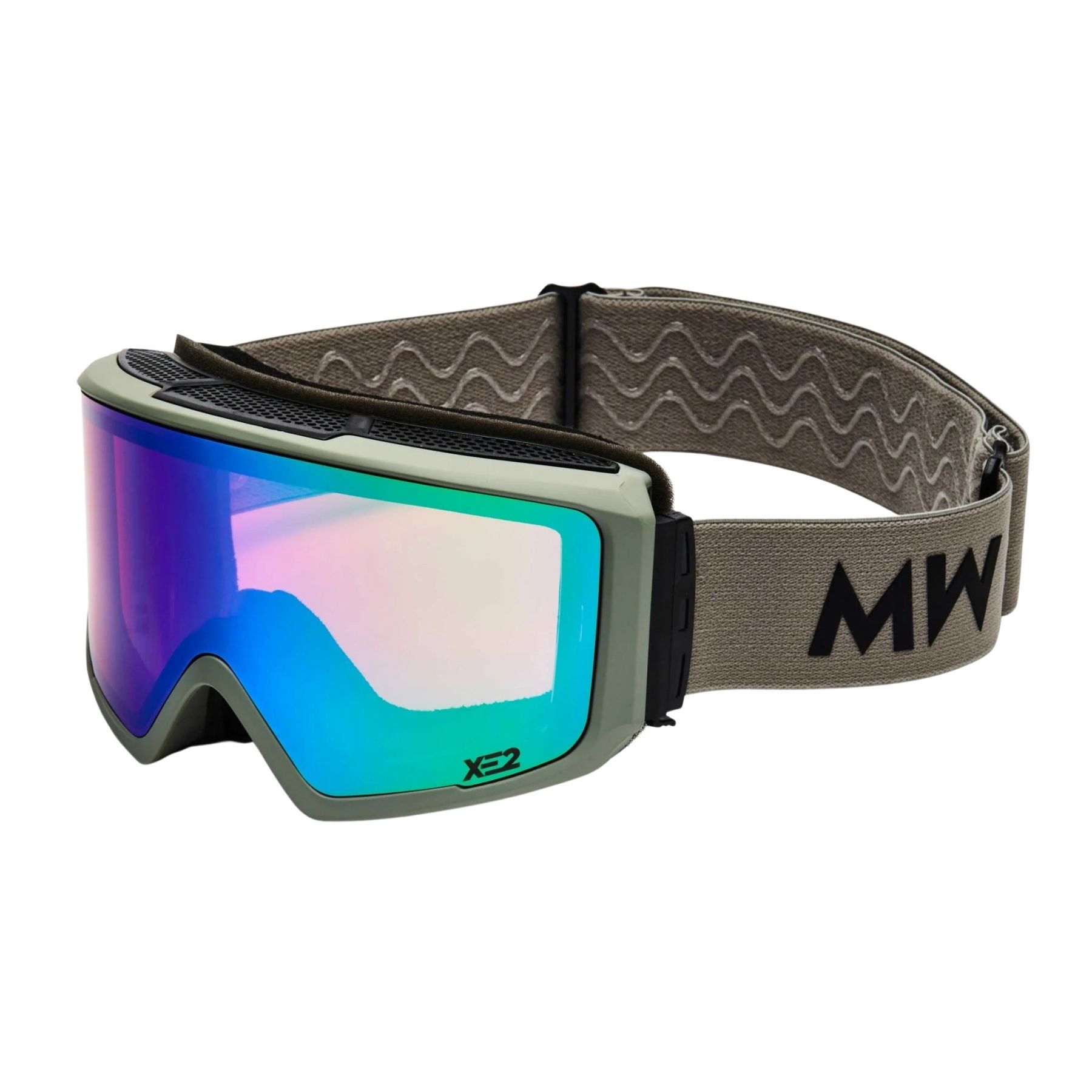 MessyWeekend Flip XE2, ski bril, lichtgrijs