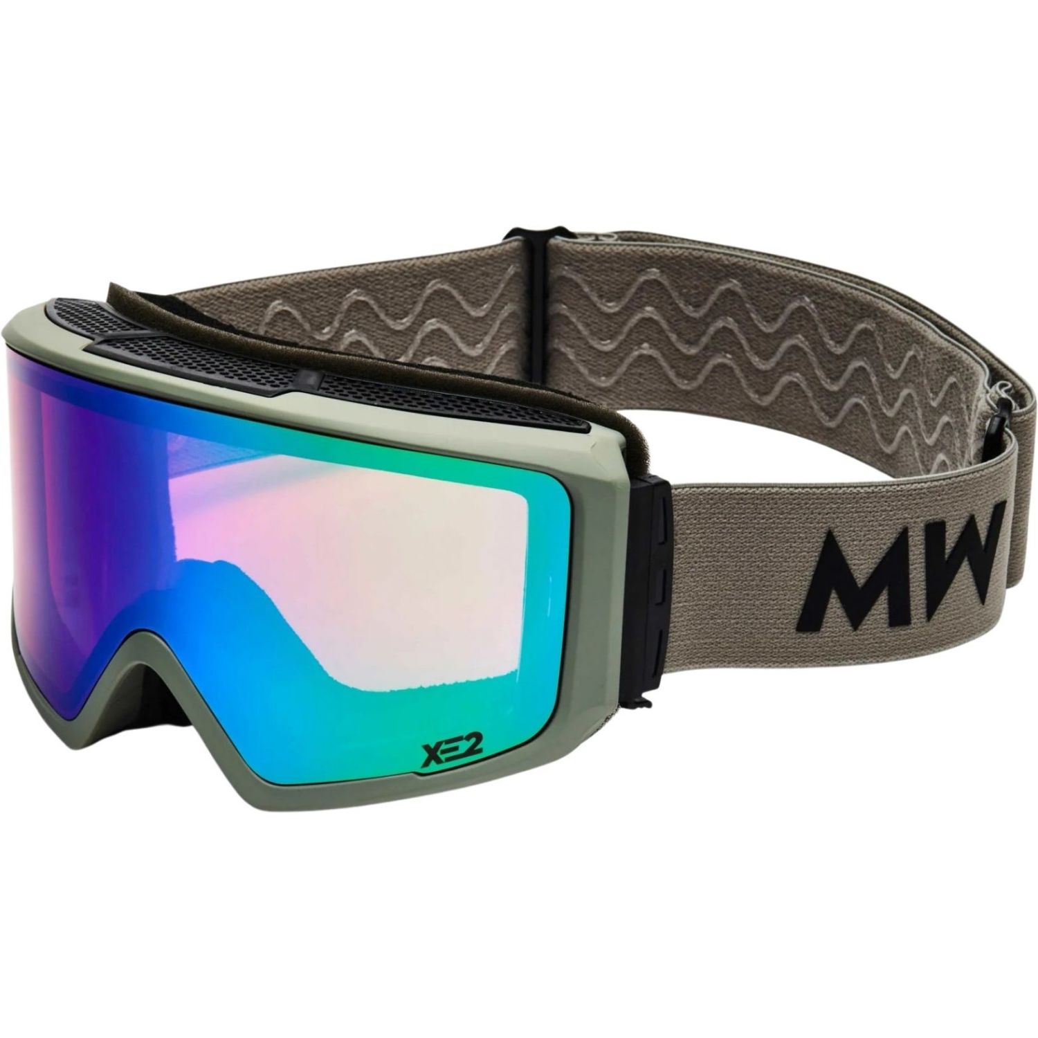 MessyWeekend Flip XE2, ski bril, lichtgrijs