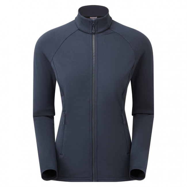 Montane F Protium Jacket, fleecejack, dames, blauw