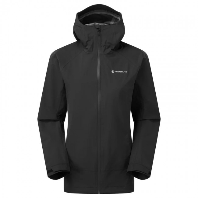 Montane F Solution Jacket, hardshelljas, dames, zwart