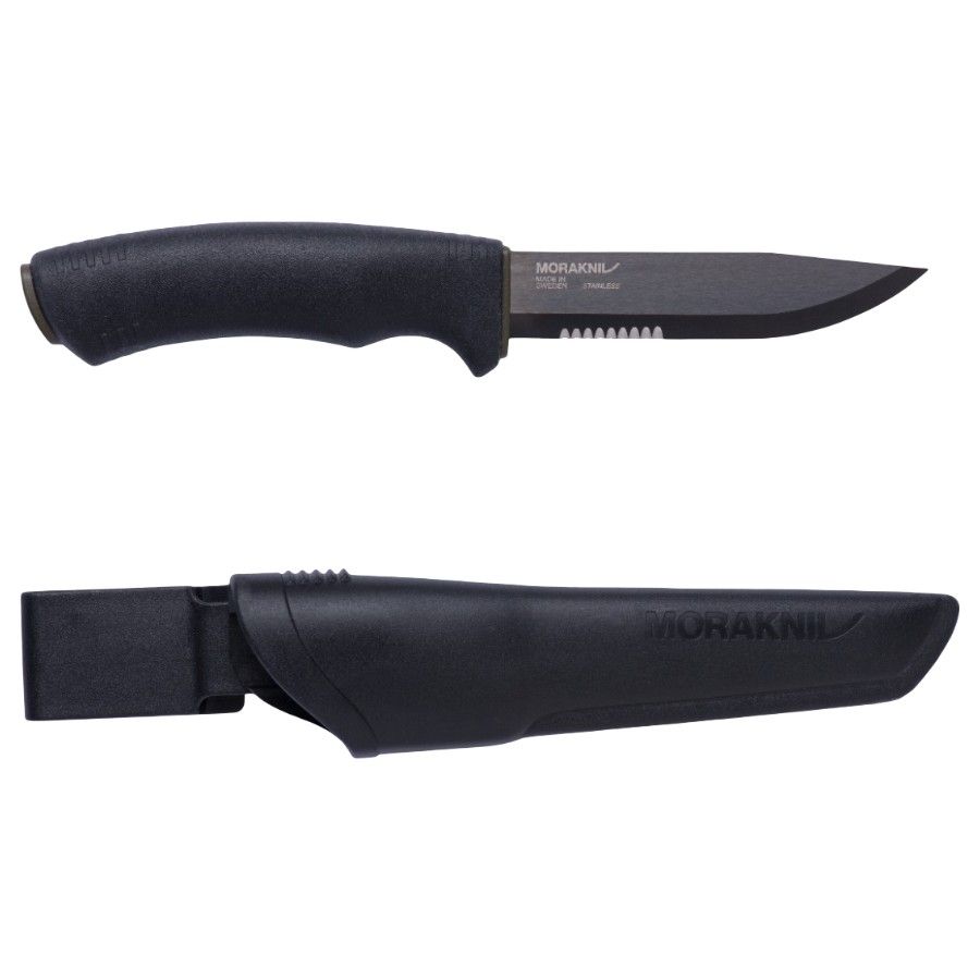 Morakniv Bushcraft Blackblade SRT (S), mes, zwart
