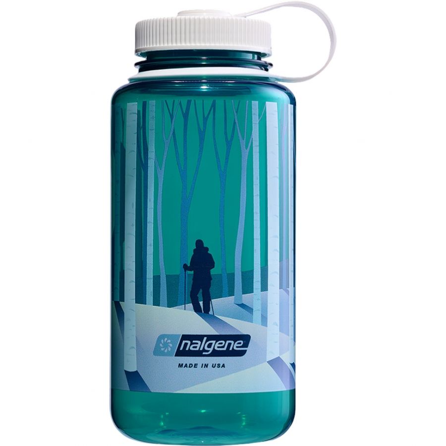 Nalgene - Wide-Mouth Bottle - drinkfles - waterfles - 1000ml Landscape Trout Sustain - BPA free