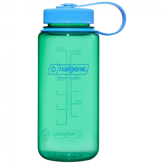 Nalgene - Wide Mouth Bottle - drinkfles - waterfles - lekvrij - 500ml - BPA Free - SUSTAIN - Pastel Green