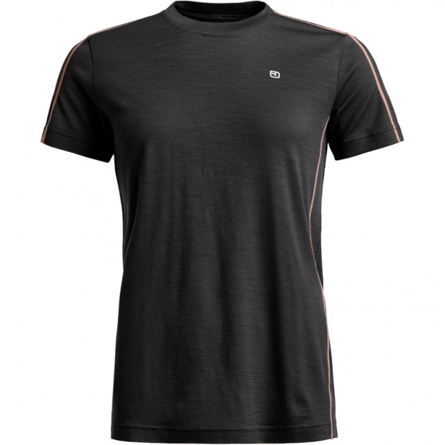 Ortovox 185 Rock'n'Wool Short Sleeve, dames, zwart