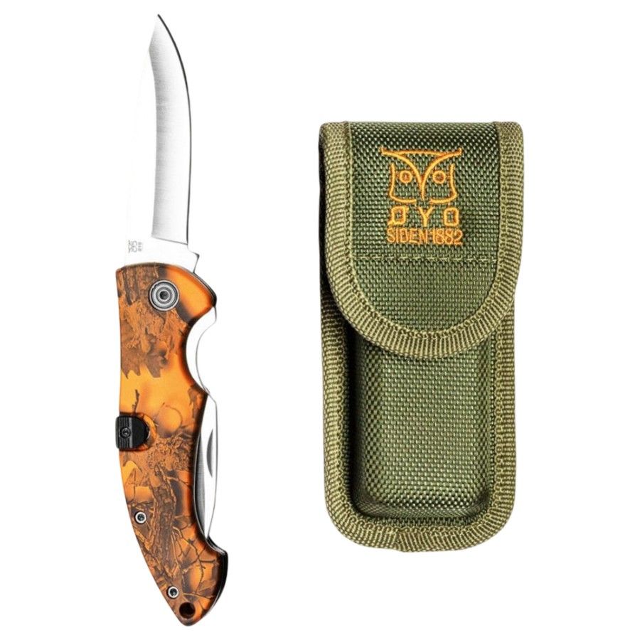 Oyo Dyranut Hunting Folding Knives, jachtmes, oranje